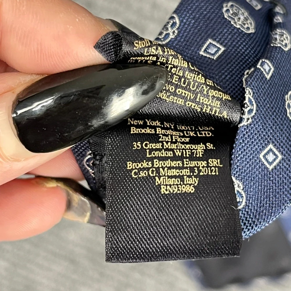Brooks Brothers Silk Necktie Men 58